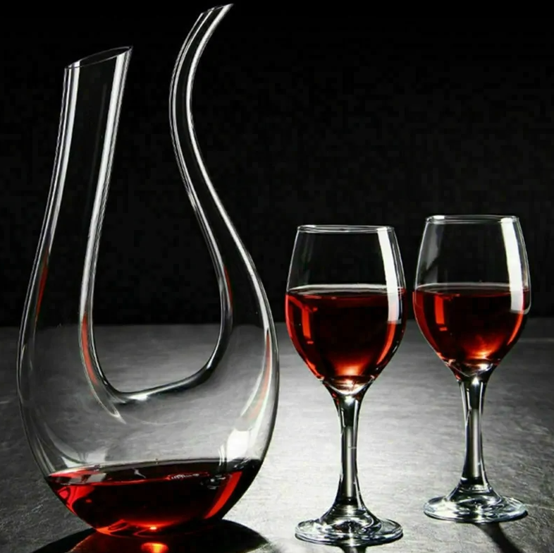 Swan Glass Container Wine Decanter Decanter
