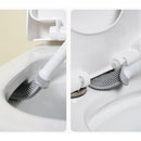 Flexible Soft Toilet Brush With Holder